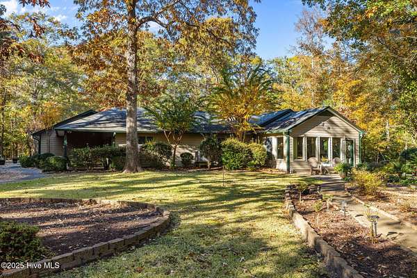 5 Acres of Residential Land with Home for Sale in Stella, North Carolina