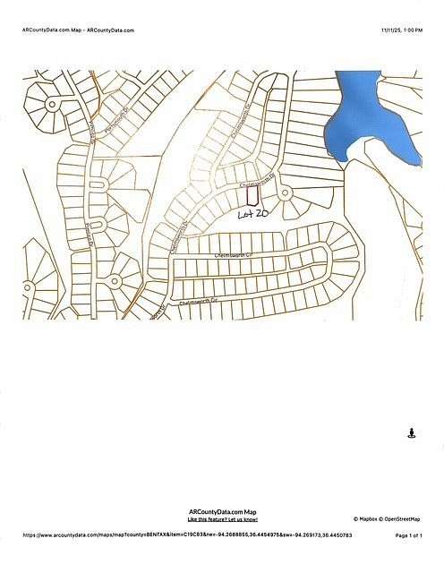 0.51 Acres of Residential Land for Sale in Bella Vista, Arkansas