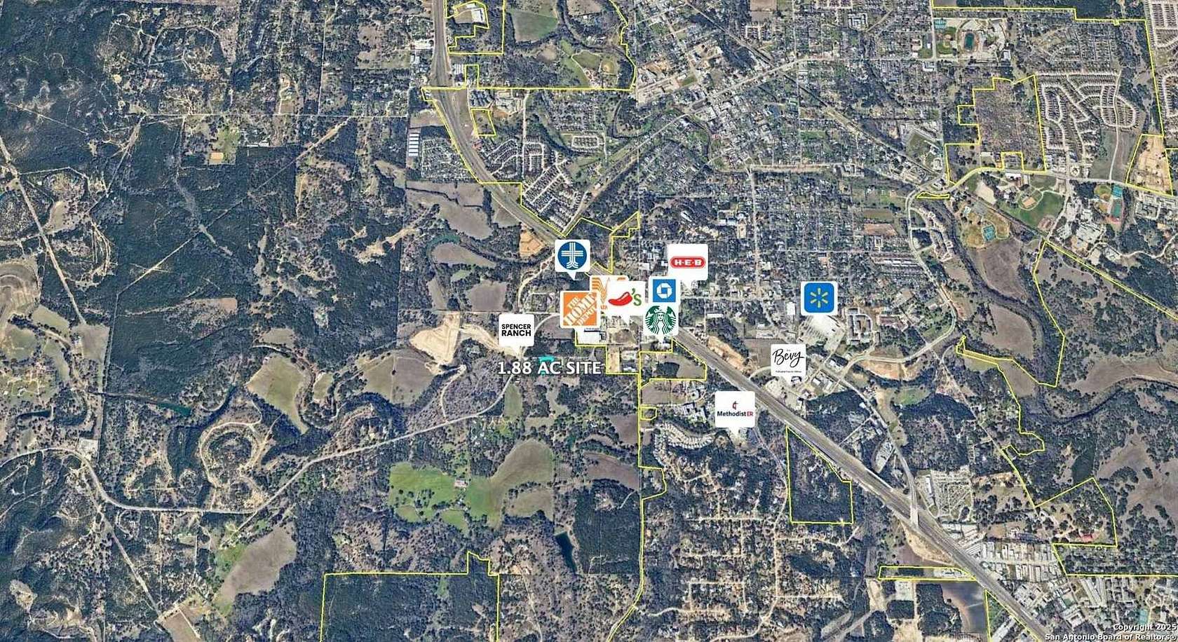 1.87 Acres of Mixed-Use Land for Sale in Boerne, Texas