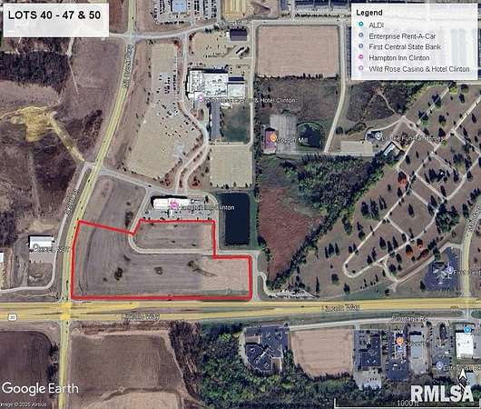 10.3 Acres of Mixed-Use Land for Sale in Clinton, Iowa