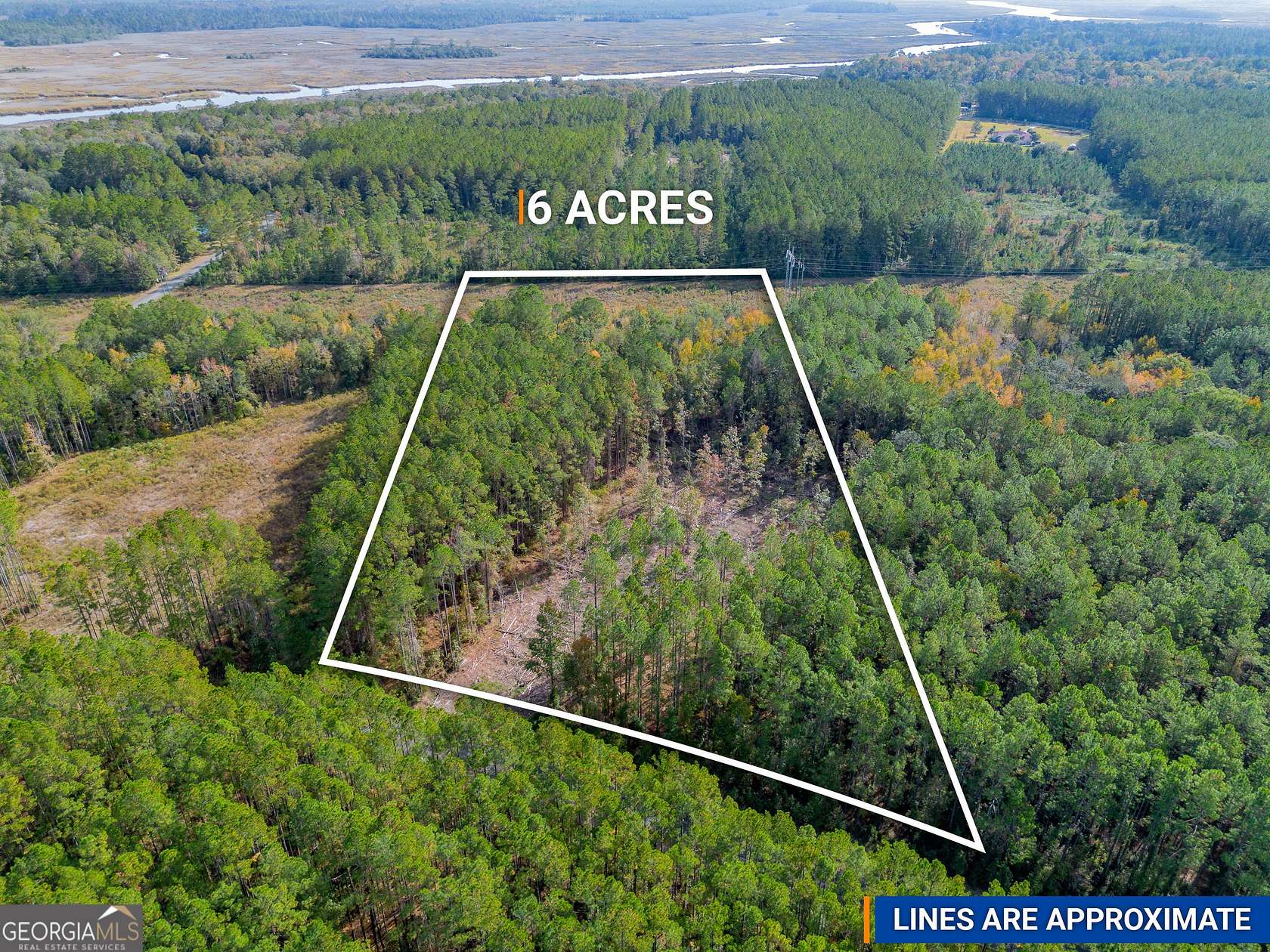 6 Acres of Residential Land for Sale in White Oak, Georgia