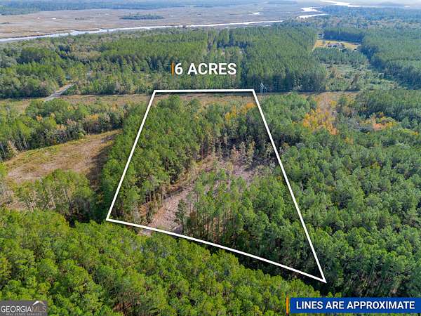 6 Acres of Residential Land for Sale in White Oak, Georgia