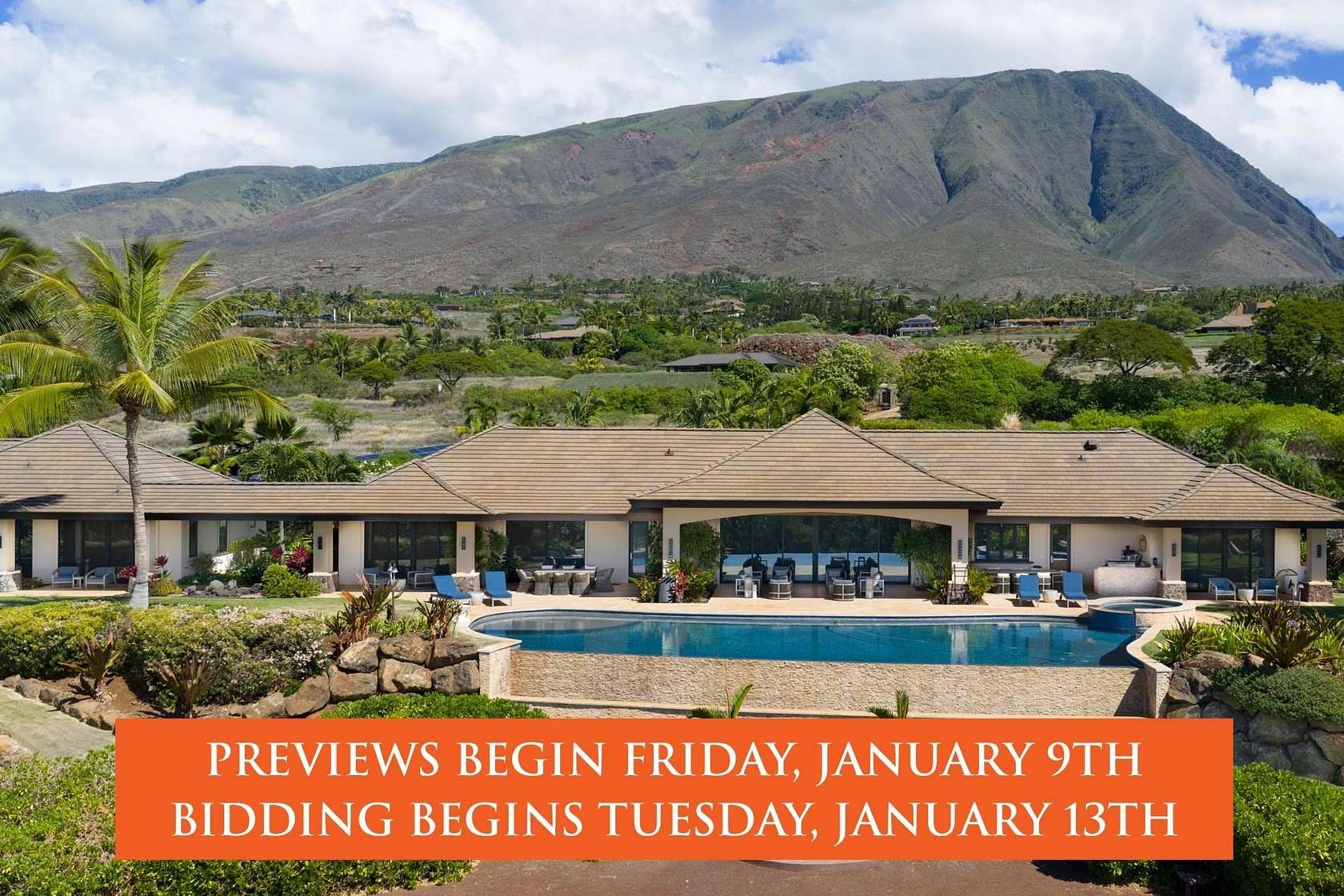 19.2 Acres of Land with Home for Auction in Lahaina, Hawaii