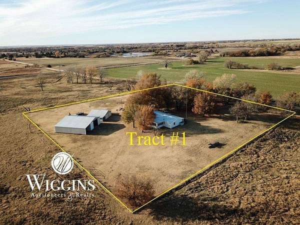 2 Acres of Residential Land with Home for Auction in Aline, Oklahoma