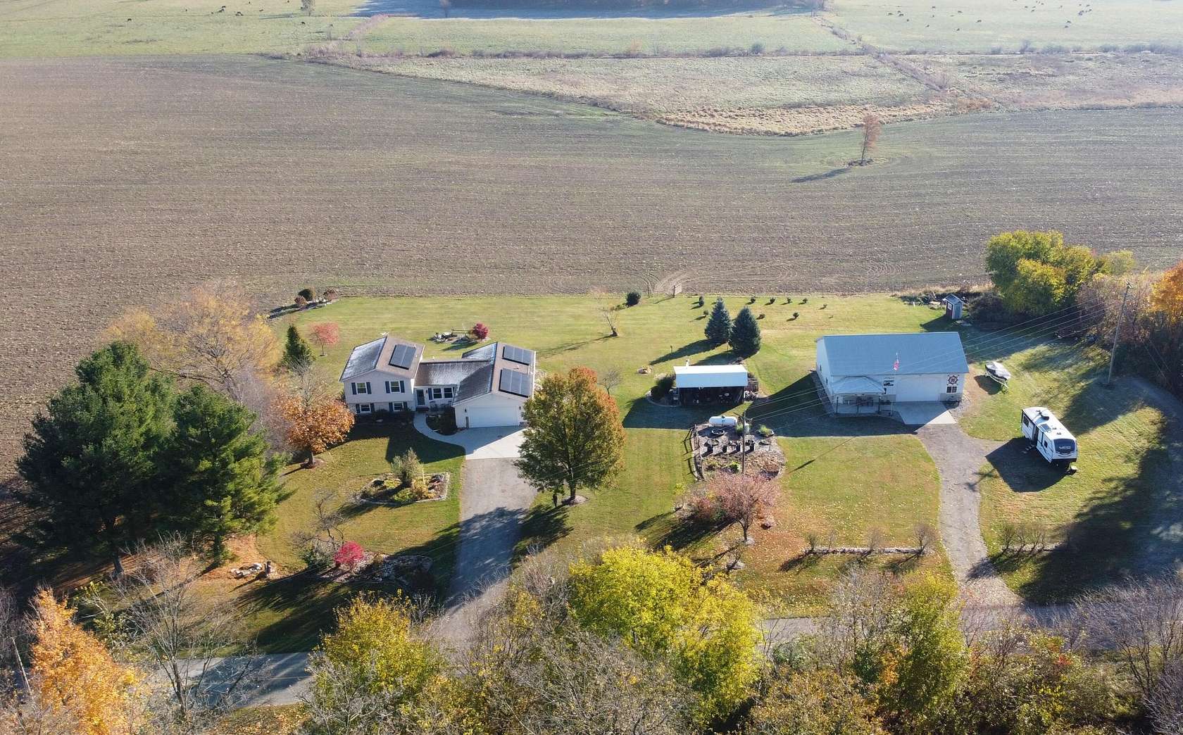 2.3 Acres of Residential Land with Home for Sale in Vicksburg, Michigan