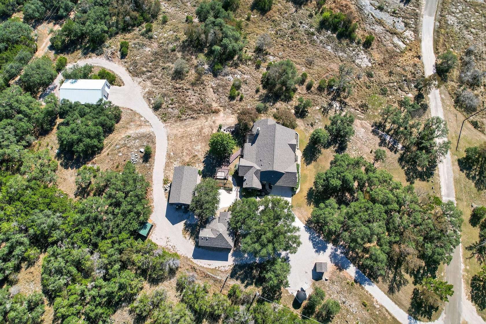 5 Acres of Residential Land with Home for Sale in Burnet, Texas