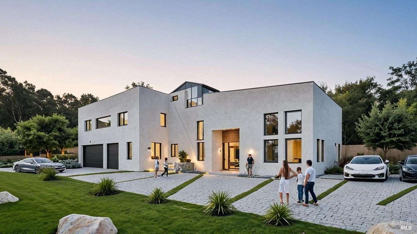 2.67 Acres of Residential Land with Home for Sale in Santa Rosa, California