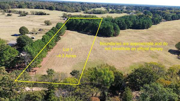 4.17 Acres of Land for Sale in Mount Pleasant, Texas
