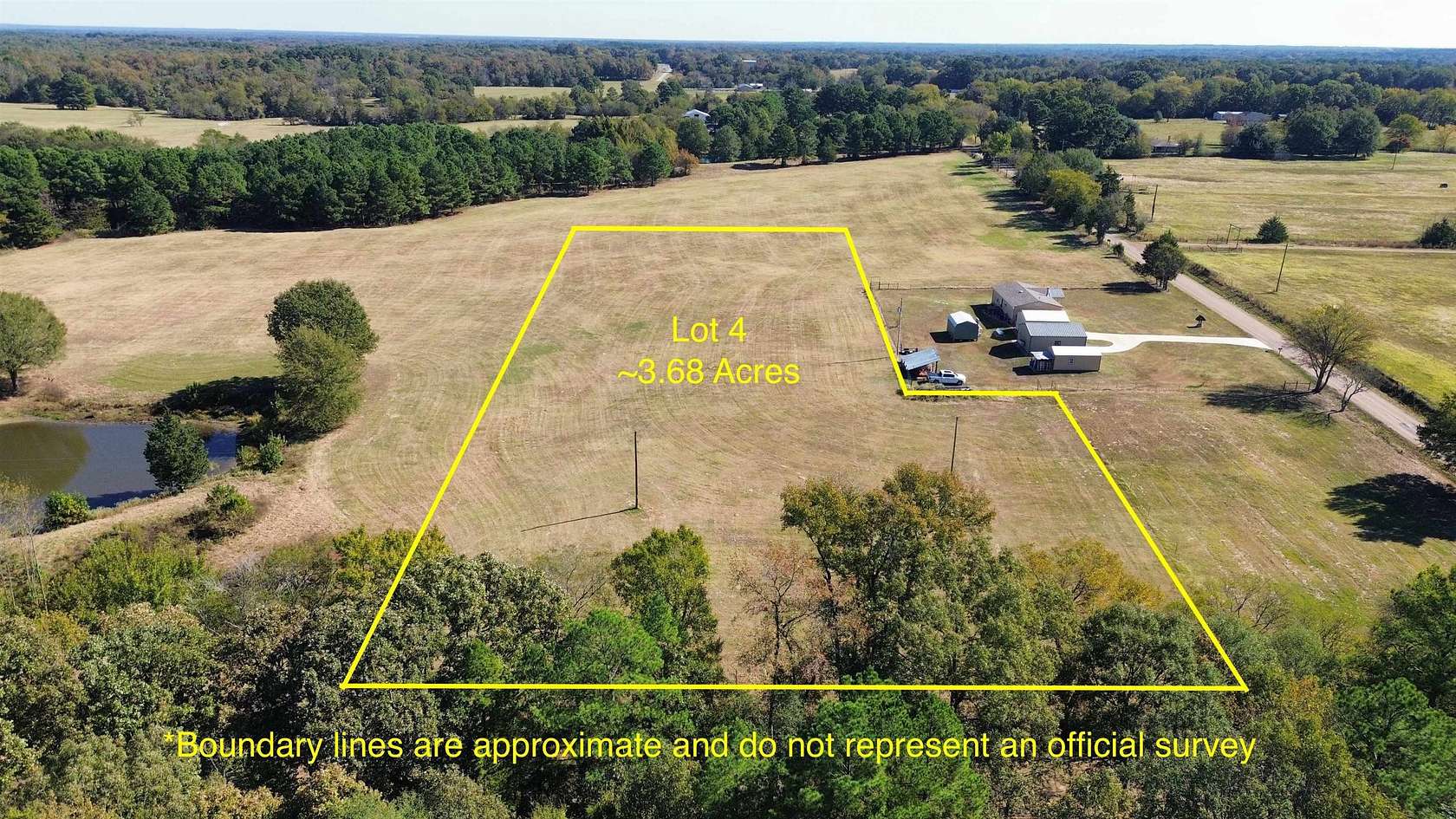 3.29 Acres of Land for Sale in Mount Pleasant, Texas