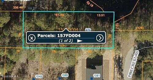 0.28 Acres of Residential Land for Sale in Boiling Spring Lakes, North Carolina