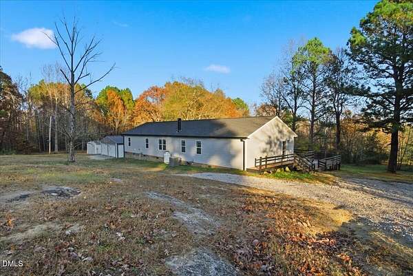 6.12 Acres of Residential Land with Home for Sale in Kittrell, North Carolina