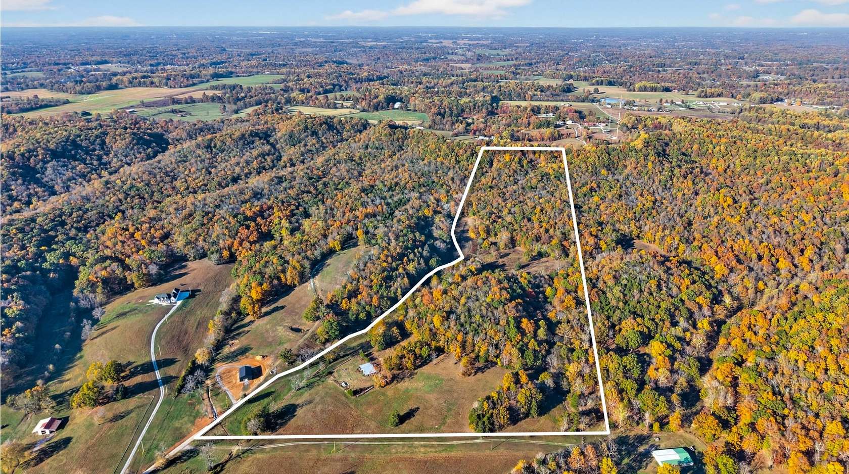 71.3 Acres of Recreational Land & Farm for Sale in Cottontown, Tennessee