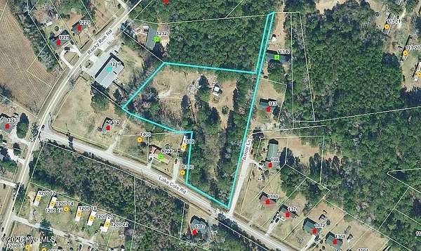 3 Acres of Residential Land for Sale in Midway Park, North Carolina