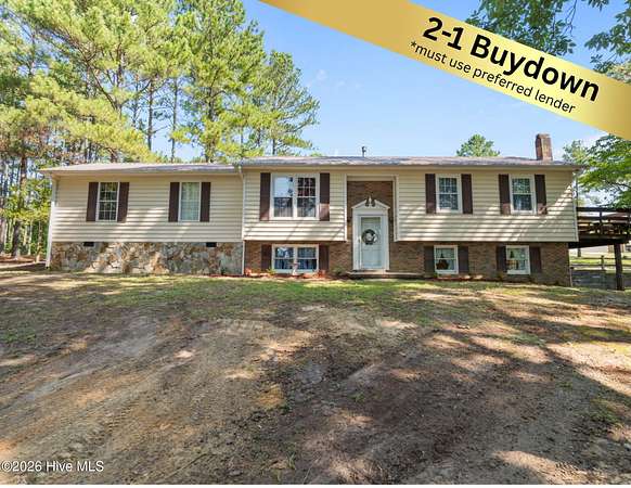 6.79 Acres of Land with Home for Sale in Vass, North Carolina