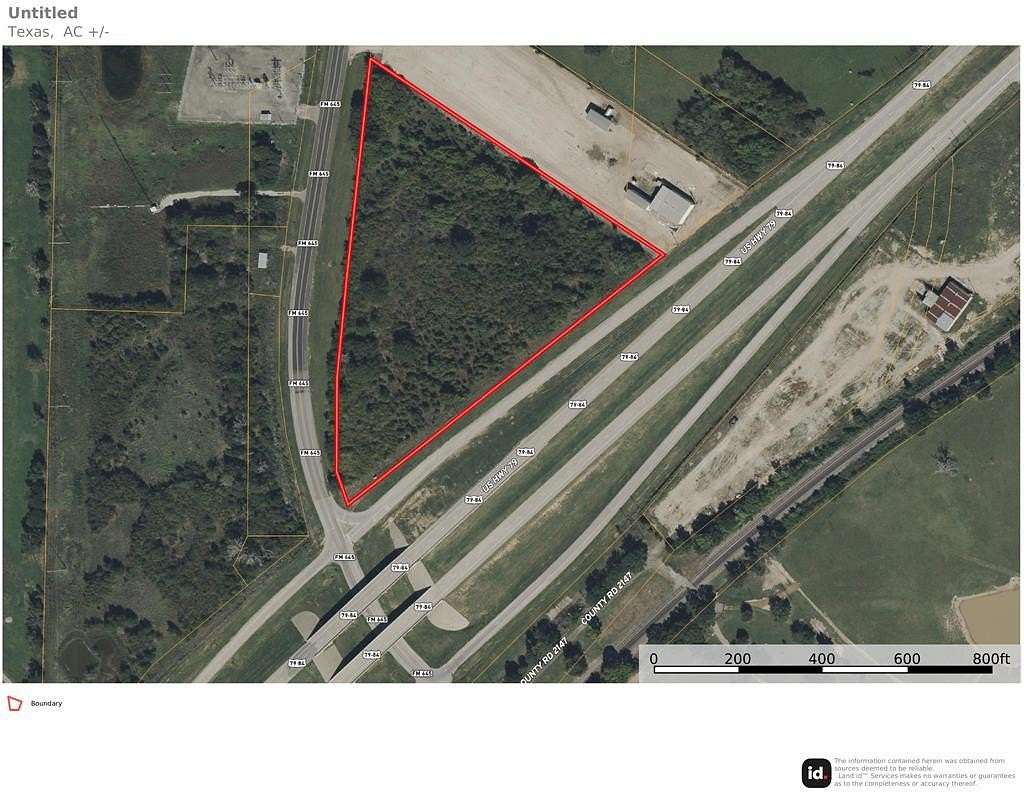 8.45 Acres of Commercial Land for Sale in Palestine, Texas