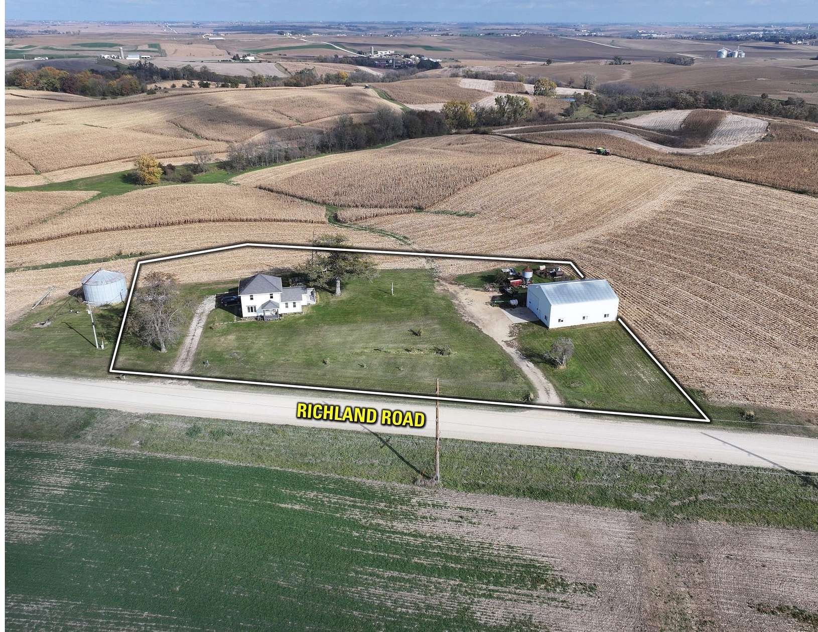 2 Acres of Residential Land with Home for Sale in Cascade, Iowa