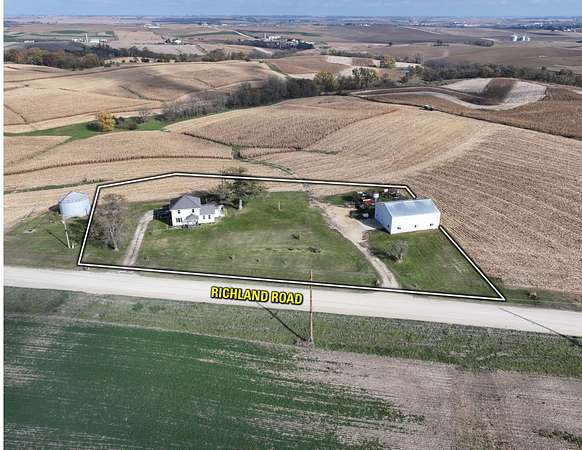 2 Acres of Residential Land with Home for Sale in Cascade, Iowa