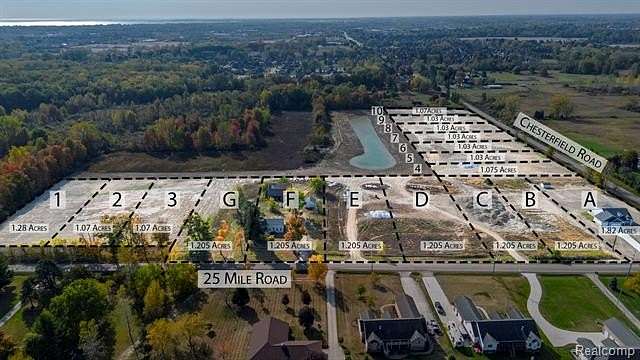 1.2 Acres of Residential Land for Sale in Chesterfield, Michigan