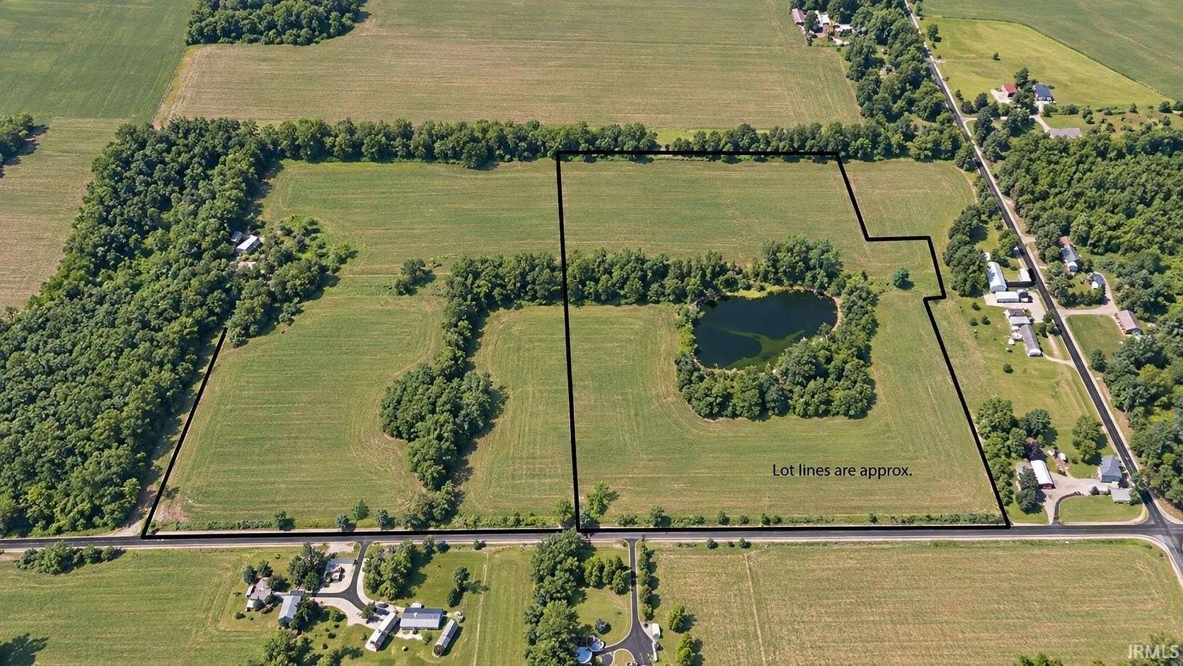 32.5 Acres of Land for Sale in Wolcottville, Indiana