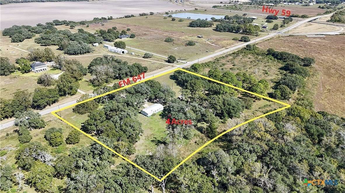 4.1 Acres of Residential Land with Home for Sale in Louise, Texas