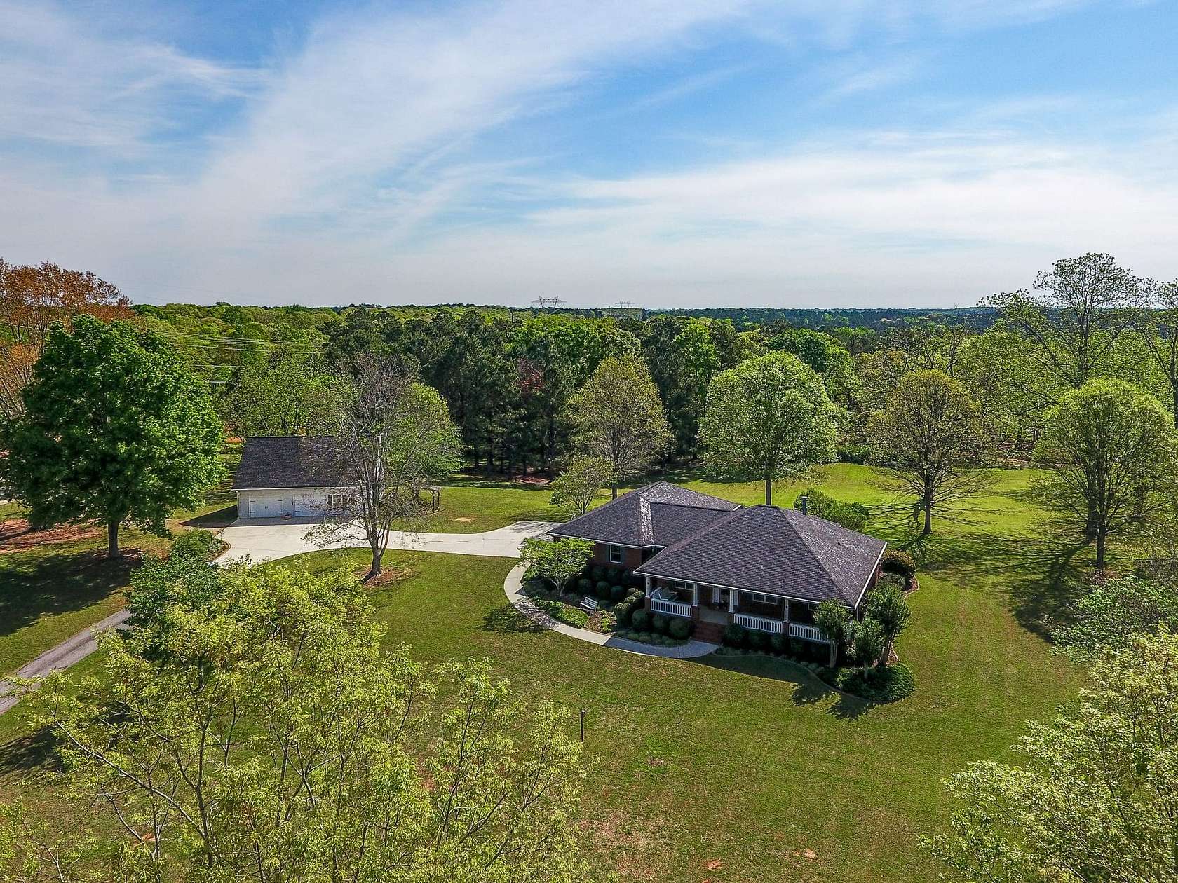 5.5 Acres of Land with Home for Sale in Grantville, Georgia