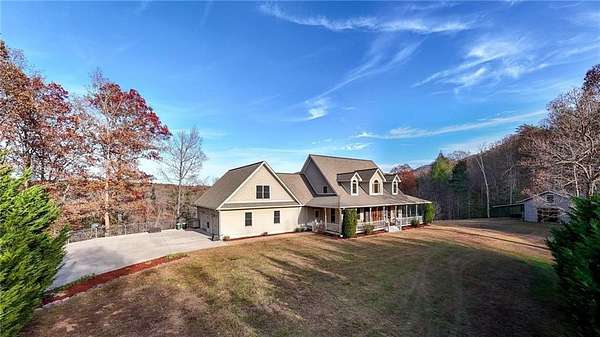 25.1 Acres of Recreational Land with Home for Sale in Morganton, Georgia