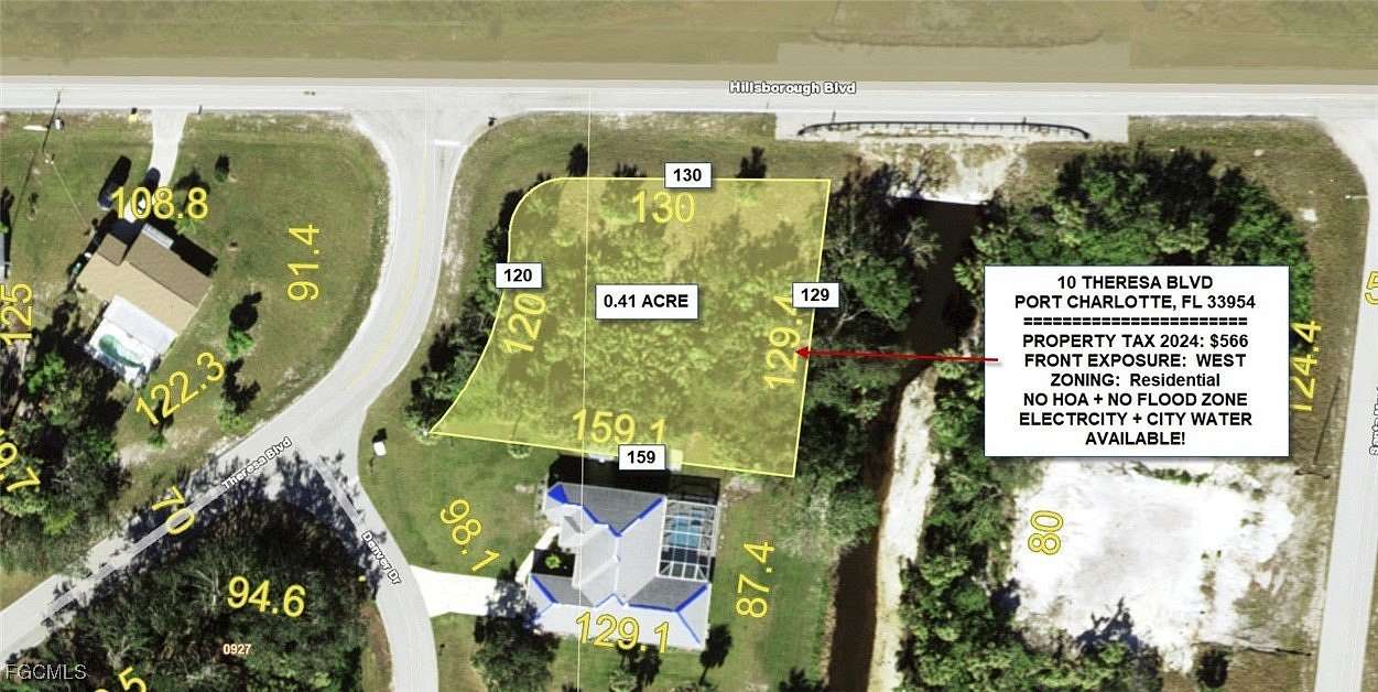 0.41 Acres of Residential Land for Sale in Port Charlotte, Florida