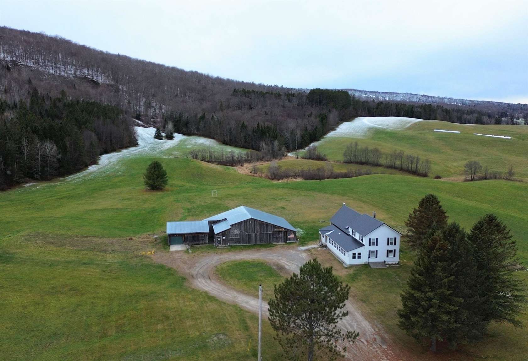 60.9 Acres of Land with Home for Sale in Brighton Town, Vermont
