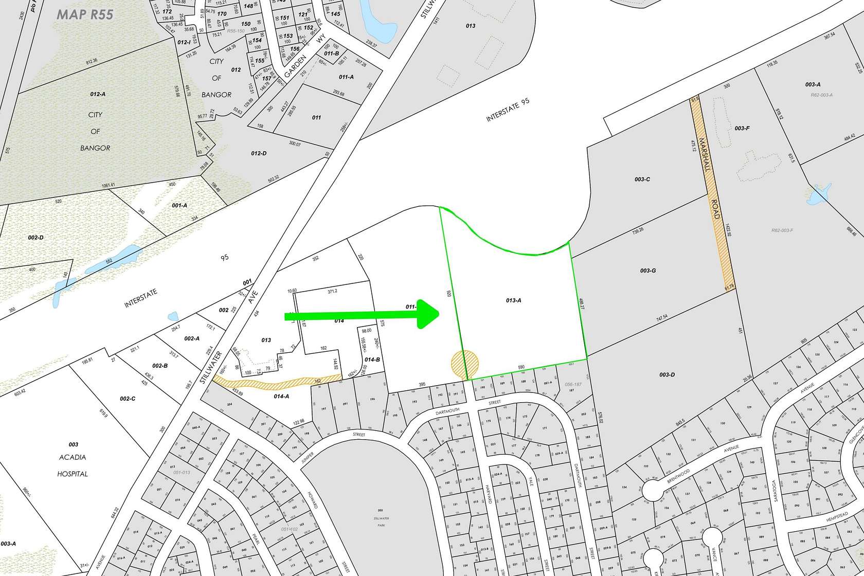 8.7 Acres of Land for Sale in Bangor, Maine