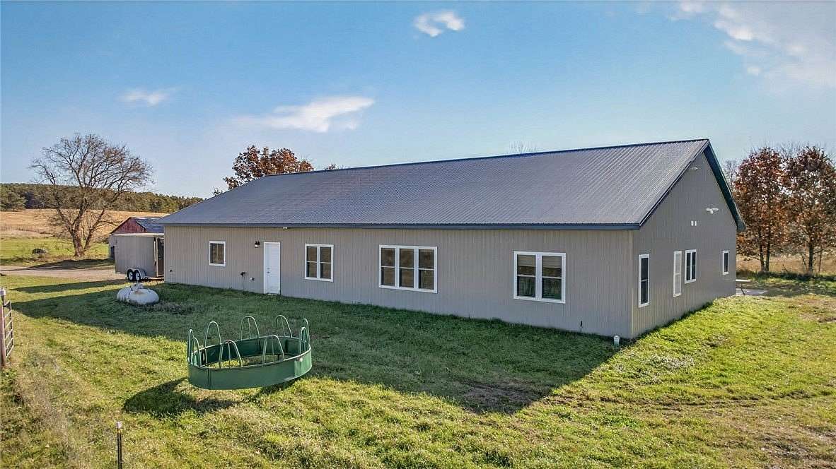 20 Acres of Agricultural Land with Home for Sale in Alma Center, Wisconsin