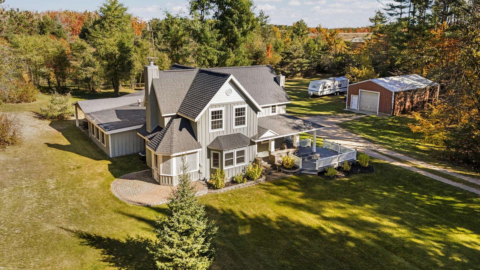 7.76 Acres of Residential Land with Home for Sale in Gaylord, Michigan