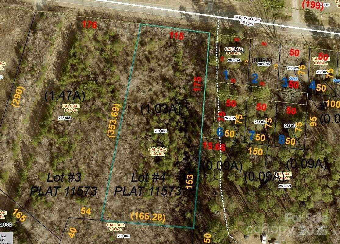1 Acre of Residential Land for Sale in Cleveland, North Carolina