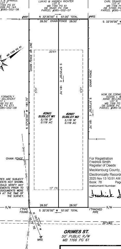 0.24 Acres of Residential Land for Sale in Charlotte, North Carolina