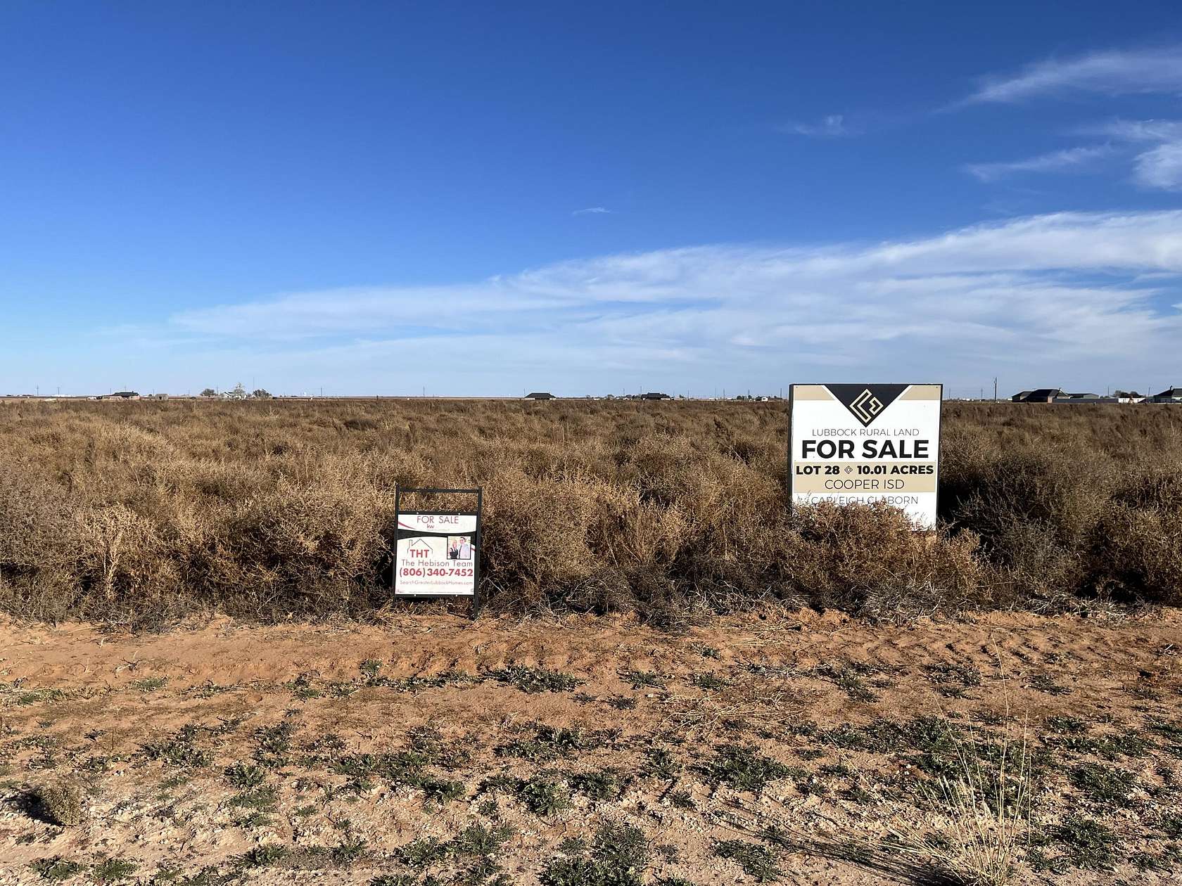 10 Acres of Land for Sale in Slaton, Texas