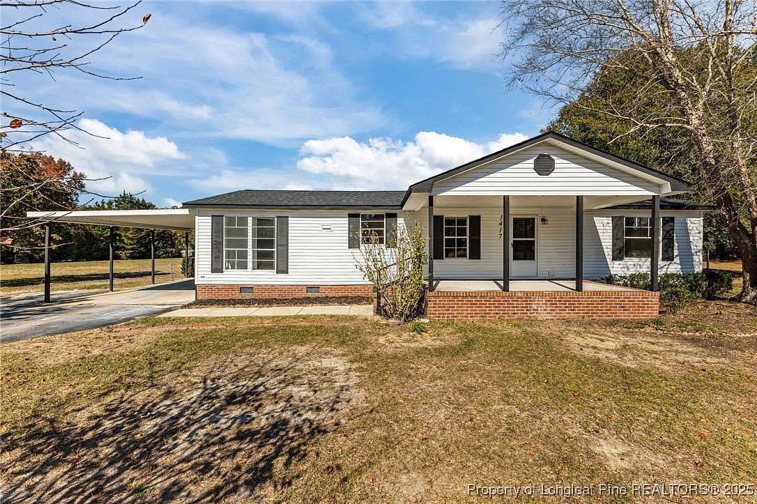 3 Acres of Residential Land with Home for Sale in Parkton, North Carolina