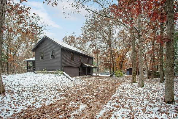 10 Acres of Recreational Land with Home for Sale in Hamilton, Michigan