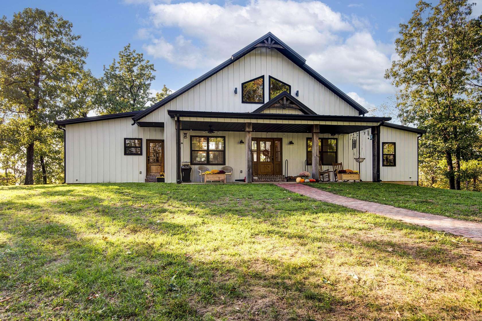 10 Acres of Residential Land with Home for Sale in Pleasant Hope, Missouri