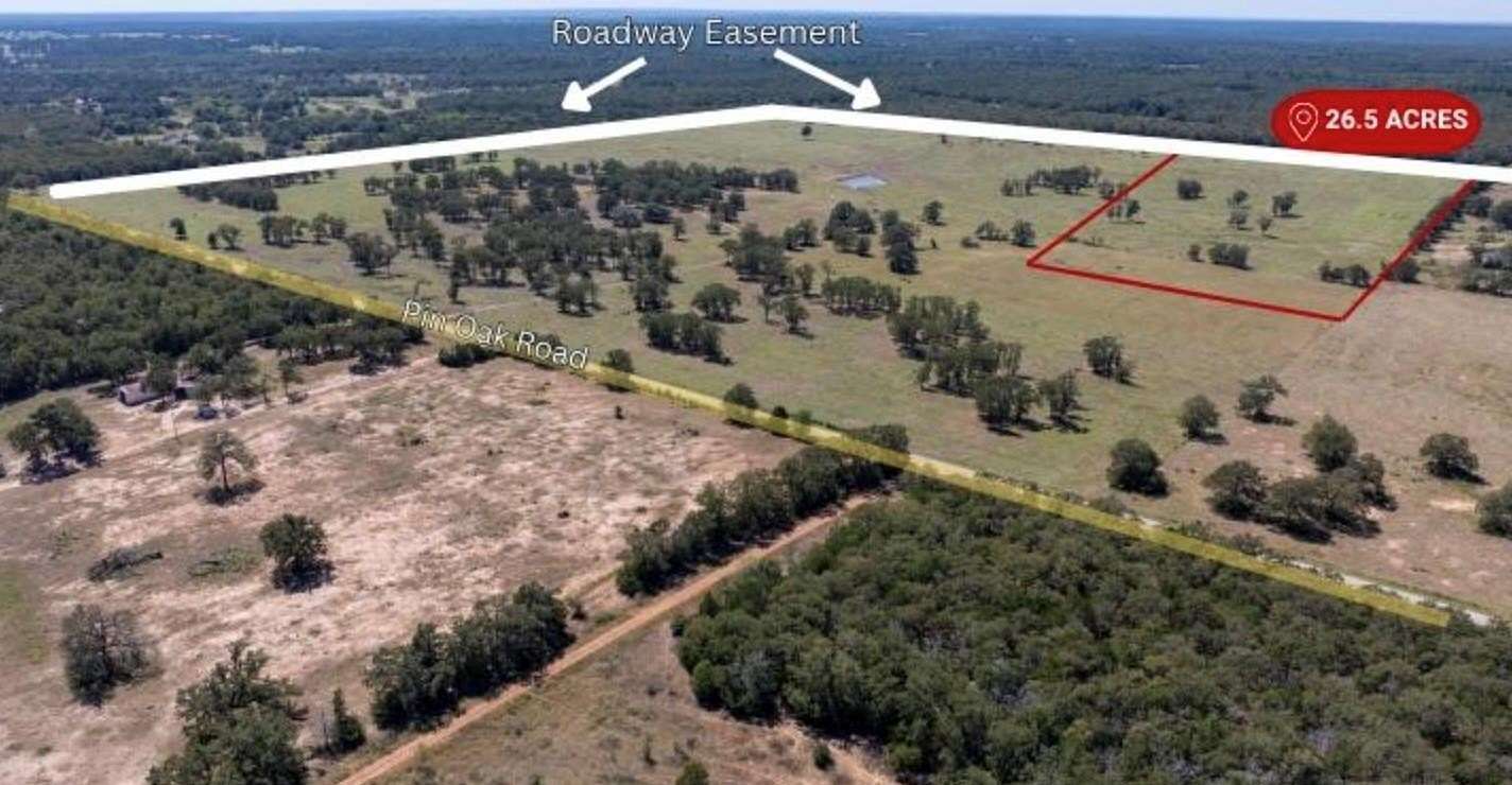 26.5 Acres of Agricultural & Residential Land for Sale in Paige, Texas
