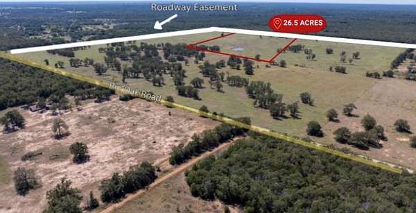 26.5 Acres of Land for Sale in Paige, Texas
