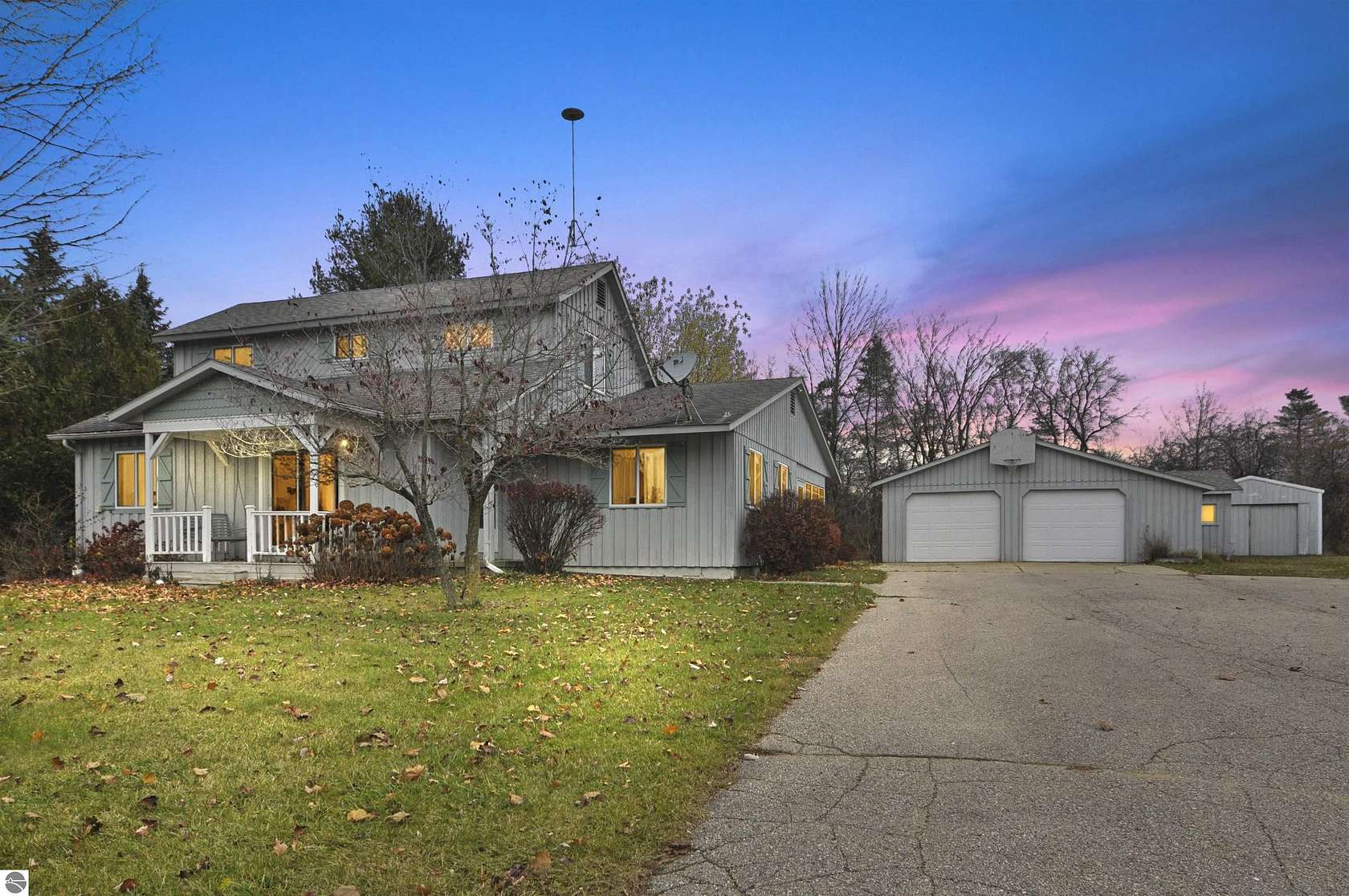 9.12 Acres of Residential Land with Home for Sale in Marion, Michigan