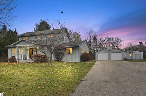 9.12 Acres of Residential Land with Home for Sale in Marion, Michigan