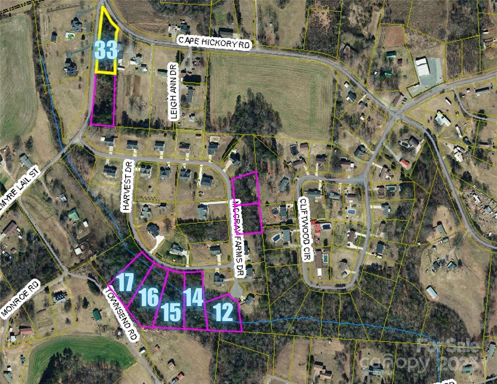5.34 Acres of Residential Land for Sale in Hickory, North Carolina