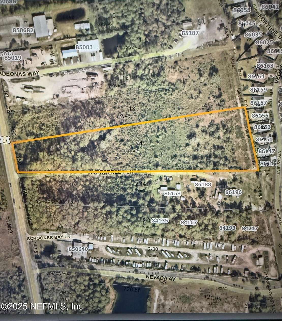 6.46 Acres of Land for Sale in Yulee, Florida
