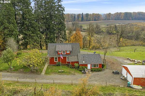 3 Acres of Residential Land with Home for Sale in Newberg, Oregon