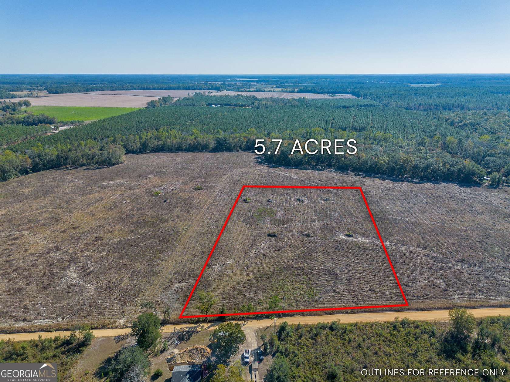 5.7 Acres of Land for Sale in Mershon, Georgia