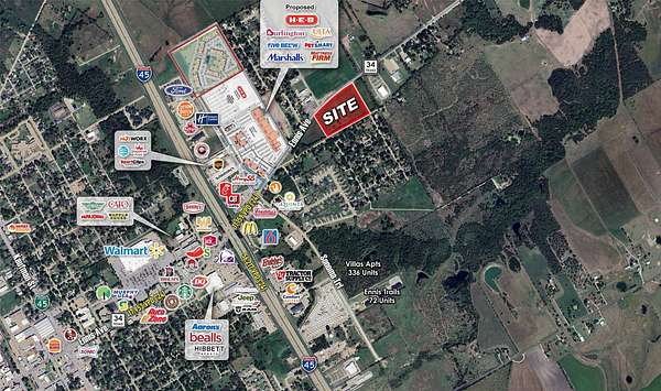 8.12 Acres of Mixed-Use Land for Sale in Ennis, Texas