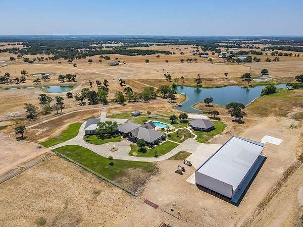 109 Acres of Agricultural Land with Home for Sale in Giddings, Texas