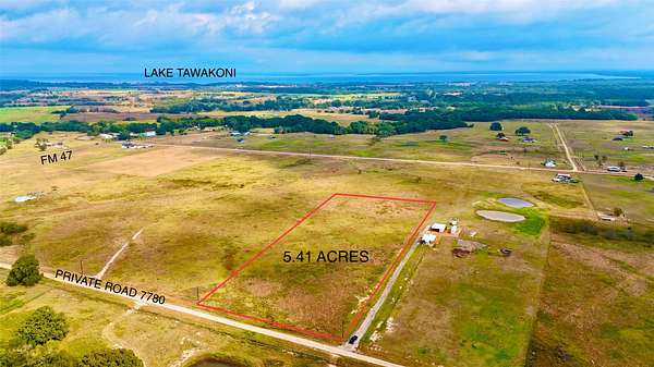 5.4 Acres of Residential Land for Sale in Wills Point, Texas