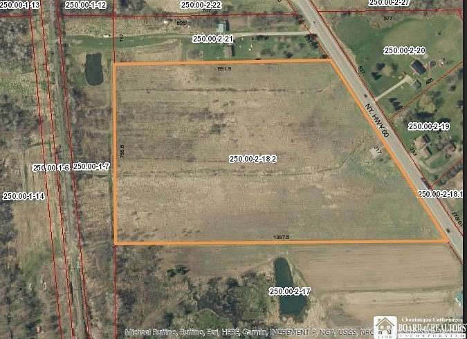 20.3 Acres of Agricultural Land for Sale in Sinclairville, New York