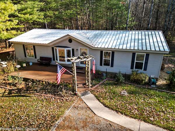 20 Acres of Recreational Land with Home for Sale in Newaygo, Michigan